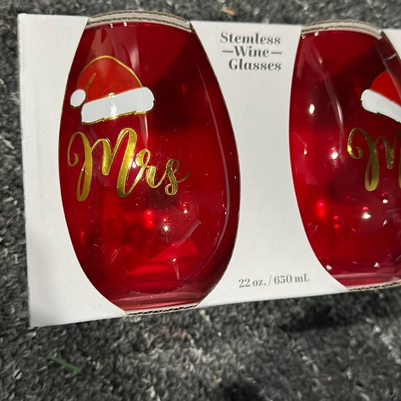 Brand new TMD stemless wine set of 2 Glasses - Picture 2 of 4